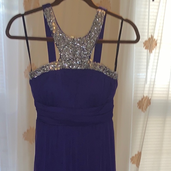 Purple ring stone dress - Picture 2 of 4